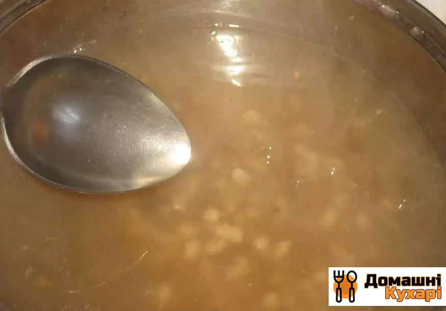 Суп з білих грибів з перловкою - фото крок 3