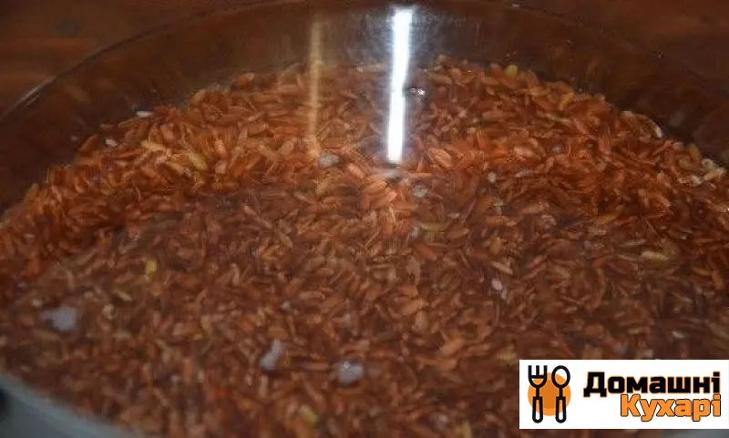 Бурий рис в духовці - фото крок 2