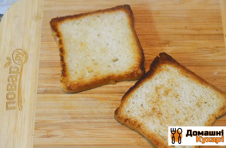 Бутерброд з беконом - фото крок 1