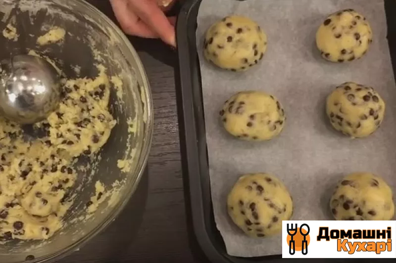 Домашнє печиво з шоколадною крихтою - фото крок 6
