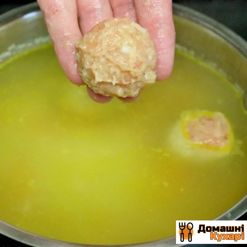 Домашній суп з фрикадельками - фото крок 4